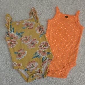 Two 9m Carters Tank Bodysuit Bundle